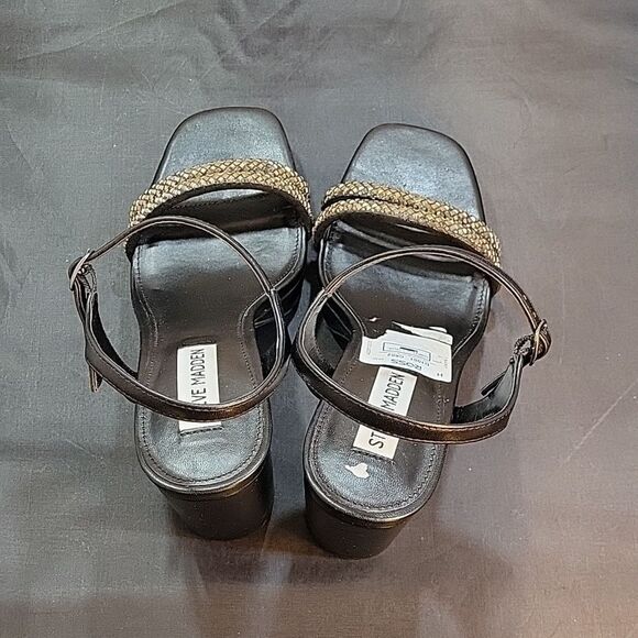 BRAND NEW STEVE MADDEN DOUBLE STRAP OPEN TOE WOMEN"S SANDAL - Picture 6 of 16